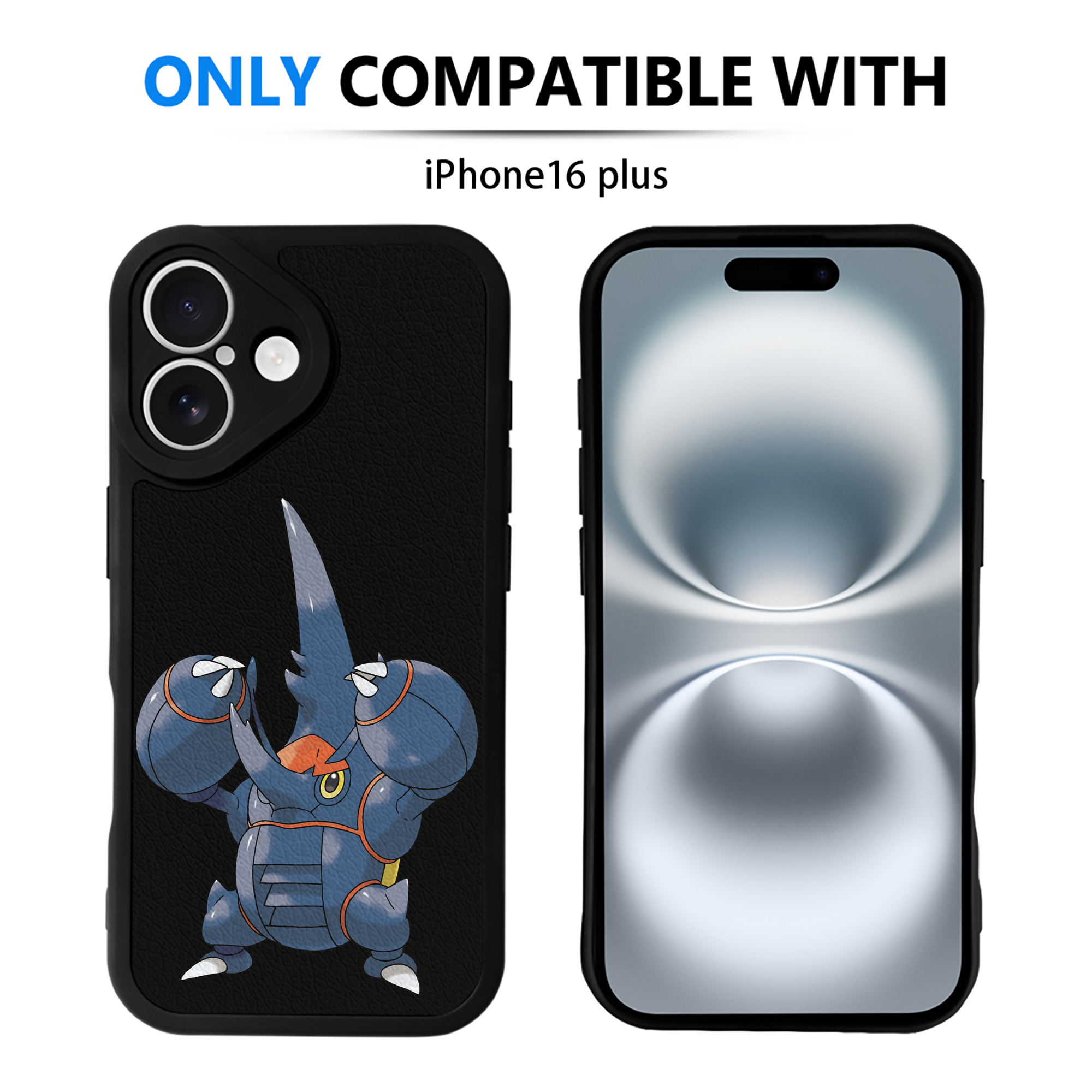 （画像用） ポケットモンスター Pokémon 【iPhone 16シリーズ対応】シリコンスマホケース（レザー調） 材質：シリコン